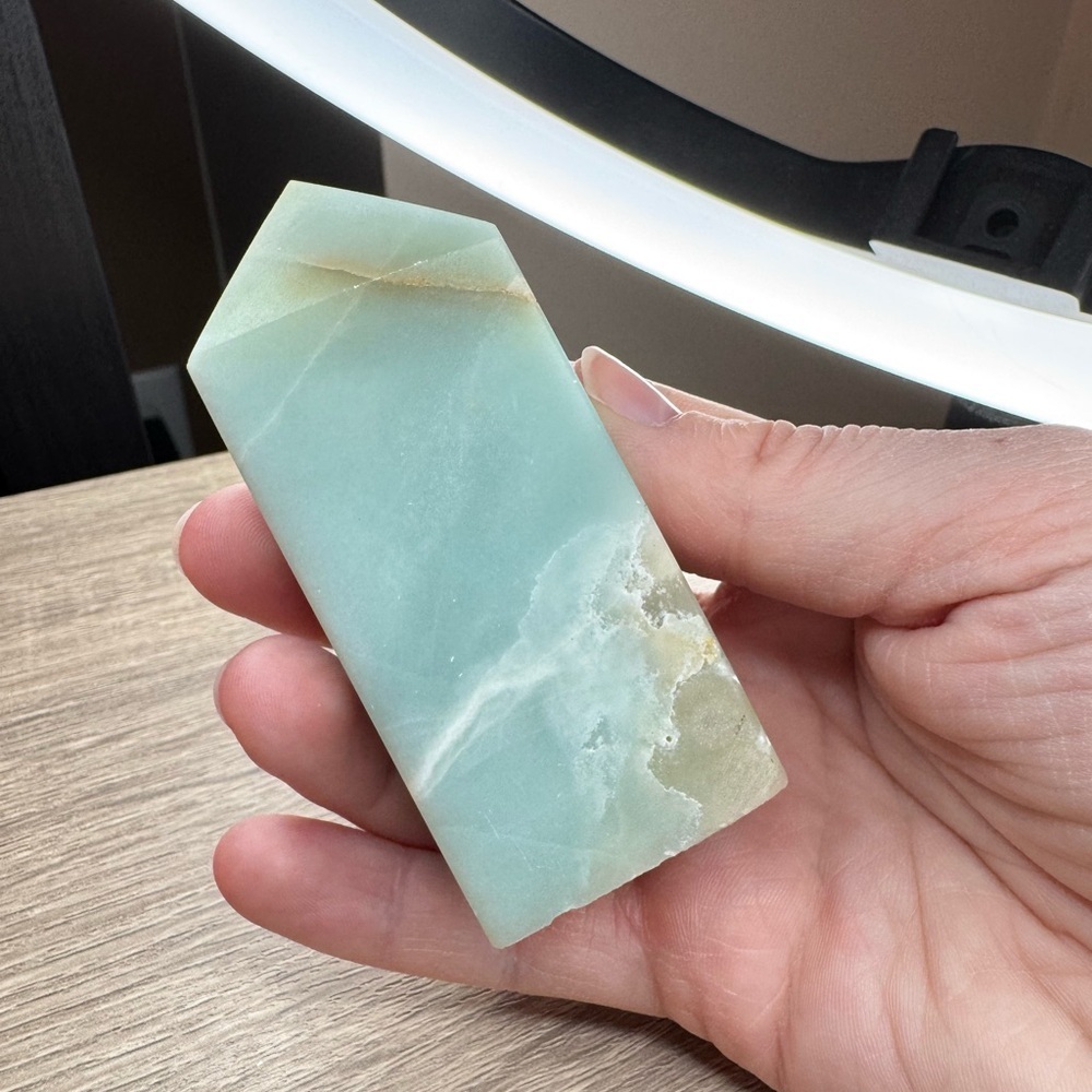 Elegant Caribbean Calcite Crystal Tower